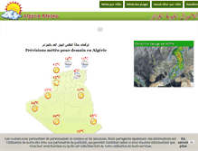 Tablet Screenshot of algerie-meteo.com